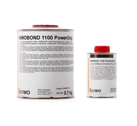 KIWOBOND 1100 PowerGrip – Keo dán căng khung lụa hai thành phần, khô nhanh, chịu dung môi vượt trội