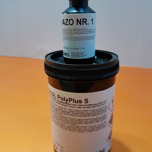 Keo chụp bản KIWO AZOCOL POLY PLUS S 900g – EMULSION DUAL-CURE cho mực UV & dung môi